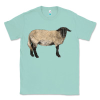 Seafoam Suffolk Sheep Classic Tee - LillyAllenDesigns