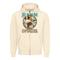 Western Stay Wild Cowgirl Zipper Hoodie | Teevron