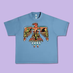 Desert Thunderbird Urban Heavy Tee Designed By Barkaloodesign