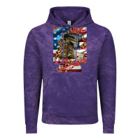 Cloud Purple usa flag and leopard with boots 12 oz regular can cooler Vintage Hoodie - Artiststas