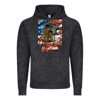 Vintage Black usa flag and leopard with boots 12 oz regular can cooler Vintage Hoodie - Artiststas