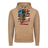 Vintage Coffee usa flag and leopard with boots 12 oz regular can cooler Vintage Hoodie - Artiststas