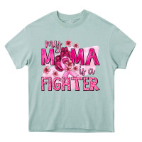 My Mama Is A Fighter With Ribbon Heavy Core Tee | Teevron