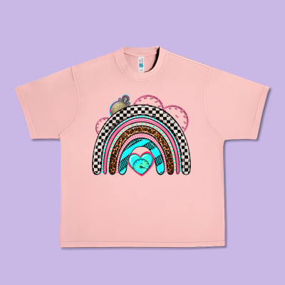 Race Rainbow Urban Heavy Tee Designed By Adodesignshop