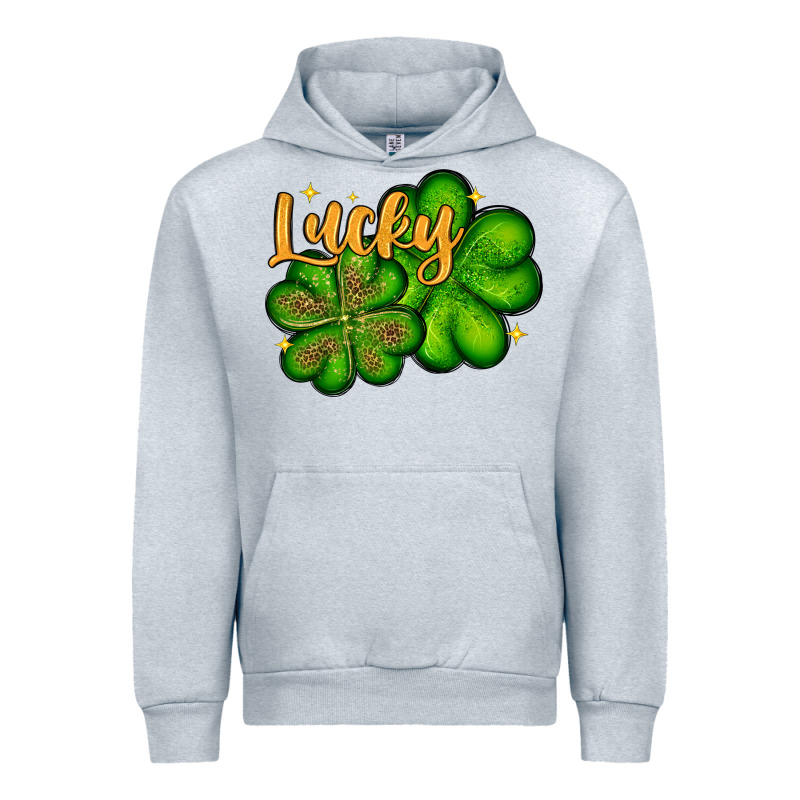 St. Patrick's Lucky And Shamrock Urban Hoodie by OliviaCreatesArt | Teevron