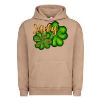 Pigment Burro St. Patrick's Lucky and shamrock Urban Hoodie - OliviaCreatesArt