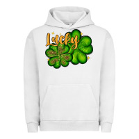 Pigment Lunar Rock St. Patrick's Lucky and shamrock Urban Hoodie - OliviaCreatesArt