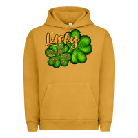 Pigment Peanut Butter St. Patrick's Lucky and shamrock Urban Hoodie - OliviaCreatesArt