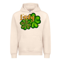 Sandshell St. Patrick's Lucky and shamrock Urban Hoodie - OliviaCreatesArt