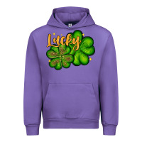 Tulip St. Patrick's Lucky and shamrock Urban Hoodie - OliviaCreatesArt