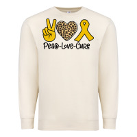 Sandshell Peace Love Cure Premium Sweatshirt - Bettercallsaul