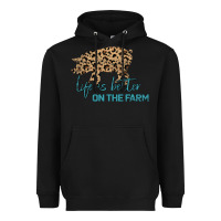 Black Life is Better on the Farm Heavyweight Hoodie - Bettercallsaul