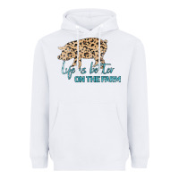 White Life is Better on the Farm Heavyweight Hoodie - Bettercallsaul