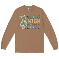 Toasted Coconut somebodys high maintenance problem Long Sleeve Tee - MaliasSmallBusiness