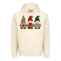 Sandshell Christmas gnomes Premium Hoodie - NancyCooperArtShop
