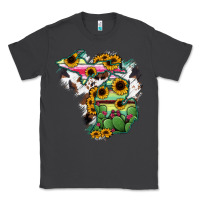 Smoke Cowhide Michigan map Classic Tee - RanaPortraitStore