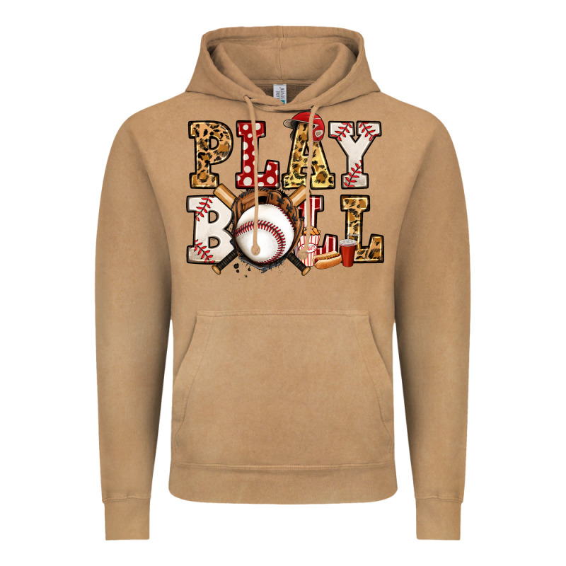 Baseball Play Ball Vintage Hoodie by Jasminsmagicworld | Teevron