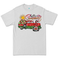 Dove Grey hello summer Premium Tee - SublimationCraftShop