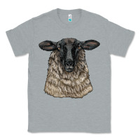 Heather Grey Suffolk Sheep Head Classic Tee - LillyAllenDesigns