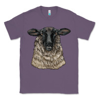 Lavender Suffolk Sheep Head Classic Tee - LillyAllenDesigns