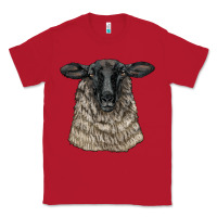 Red Suffolk Sheep Head Classic Tee - LillyAllenDesigns