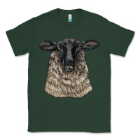 Sports Green Suffolk Sheep Head Classic Tee - LillyAllenDesigns