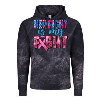 Cloud Black her fight is my fight Vintage Hoodie - AdoDesignShop