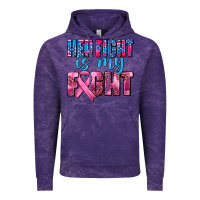 Cloud Purple her fight is my fight Vintage Hoodie - AdoDesignShop