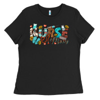 Black nurse mom Ladies Tee - texasbilliewilder
