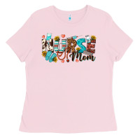 Bubblegum Pink nurse mom Ladies Tee - texasbilliewilder