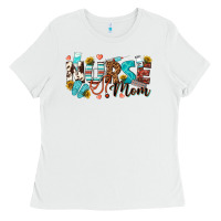 White nurse mom Ladies Tee - texasbilliewilder