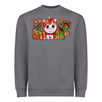 Storm Joy unicorn Christmas Heavyweight Sweatshirt - NancyCooperArtShop