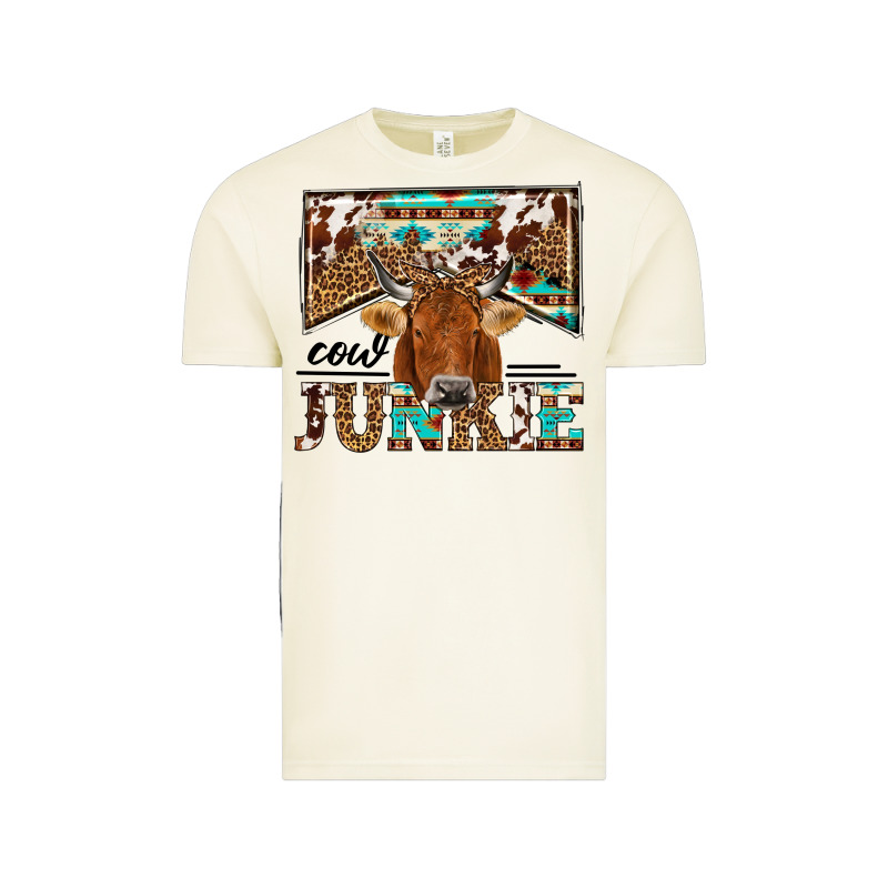 Cow Junkie Vintage Tee by NancyCooperArtShop | Teevron