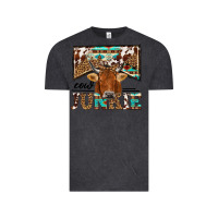 Vintage Black cow junkie Vintage Tee - NancyCooperArtShop