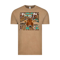 Vintage Coffee cow junkie Vintage Tee - NancyCooperArtShop