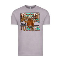 Vintage Zinc cow junkie Vintage Tee - NancyCooperArtShop