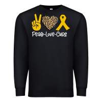 Black Peace Love Cure Premium Sweatshirt - Bettercallsaul