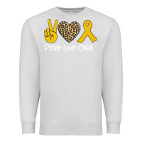 Dove Grey Peace Love Cure Premium Sweatshirt - Bettercallsaul