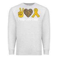 Oatmeal Heather Peace Love Cure Premium Sweatshirt - Bettercallsaul
