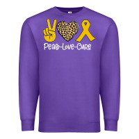 Purple Peace Love Cure Premium Sweatshirt - Bettercallsaul