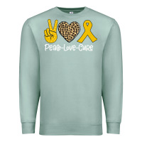 Seafoam Peace Love Cure Premium Sweatshirt - Bettercallsaul