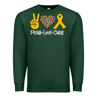 Sports Green Peace Love Cure Premium Sweatshirt - Bettercallsaul
