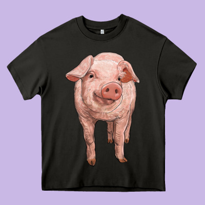 Pig Heavy Core Tee Designed By Ranaportraitstore