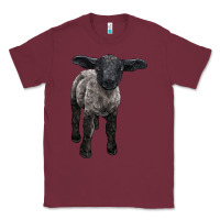 Burgundy suffolk baby sheep Classic Tee - LillyAllenDesigns
