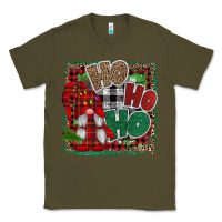 Army Green Ho Ho Ho Gnomes Classic Tee - CowhideDigitalArt