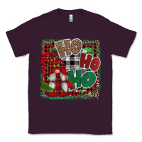 Plum Ho Ho Ho Gnomes Classic Tee - CowhideDigitalArt