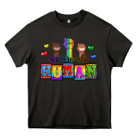 Asphalt we are all human Heavy Core Tee - Zillion Design Studio