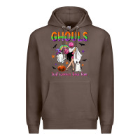 Coffee Ghouls just wanna have fun Premium Hoodie - NancyCooperArtShop
