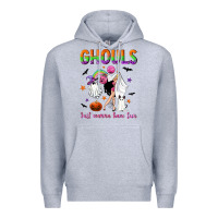 Heather Grey Ghouls just wanna have fun Premium Hoodie - NancyCooperArtShop