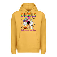 Mustard Ghouls just wanna have fun Premium Hoodie - NancyCooperArtShop